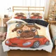 thumbnail image 1 of v320 Bed Sheets Cute Animal Bedding Set Cartoon Pug Dog Duvet Cover Sets Kids Comforter Cover Queen King Twin Single Size Polyester Quilt Cover 3-Piece Bedding Set (1 Duvet Cover + 2 Pillow Shams) Bed, 1 of 5