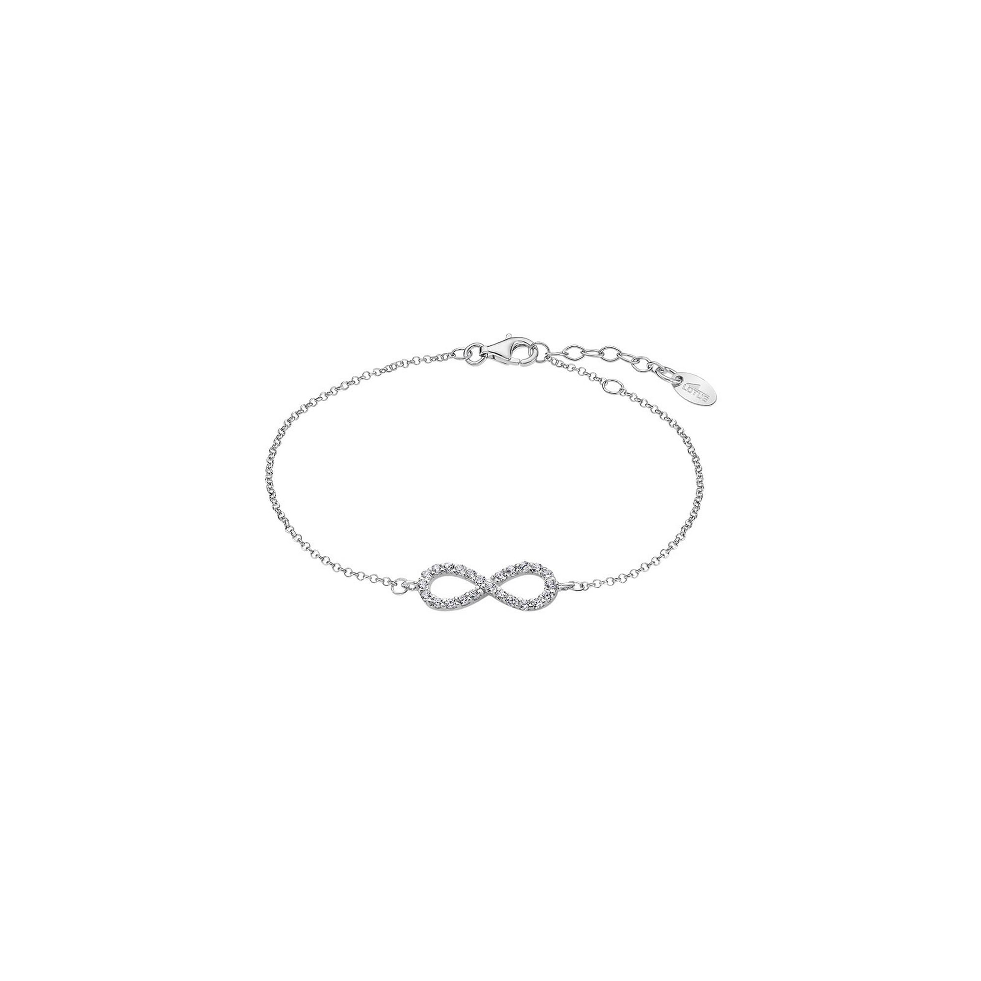 Lotus Silver Collana Donna Argento 925 Simbolo Infinito Con Zirconi - LP1253-1/1