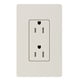 thumbnail image 2 of Receptáculo dúplex Lutron CARS-15-TR-LA 15A Light Almond, 2 of 2