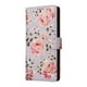 thumbnail image 4 of FOXDOCK Funda Tipo Cartera Floral para Samsung Galaxy S24 Ultra ,Funda con Tapa de Cuero PU, Protección Antigolpes con Ranuras para Tarjetas y Soporte, 4 of 5