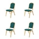 thumbnail image 1 of Pack 4 sillas de comedor banquetera verde, 1 of 5