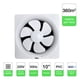 thumbnail image 2 of Extractor De Aire 10 Pulgadas Drl Cuadrado Baño Cocina Sec Blanco, 2 of 17