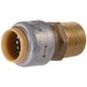 thumbnail image 1 of Adaptador SharkBite Push to Connect de 1/2 pulgada Macho X 1/2 pulgadas D Macho, 1 of 2