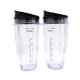 thumbnail image 1 of Paquete de 2 vasos de batidora de repuesto de 700 ml con tapa para Ninja Auto iQ, 1 of 6