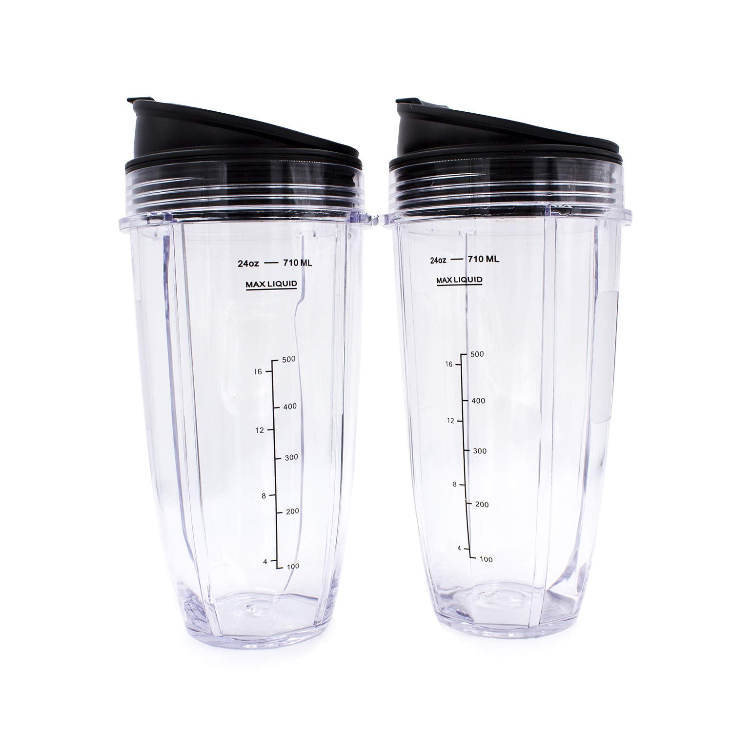 Buecmue - Paquete De 2 Vasos De Batidora De Repuesto De 700 Ml Con Tapa Para Ninja Auto Iq