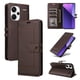 thumbnail image 1 of Premium Wallet Case for Xiaomi Redmi Note 13 Pro Plus with Card Slots & Kickstand, Flip Cover Brown, 1 of 6