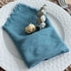 thumbnail image 1 of Juego De 6 Servilletas De Tela Artesanales Con Flecos Firefly Hope 45 x 45 cm Azul B, 1 of 5