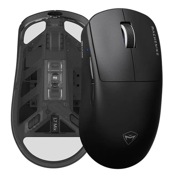 Mouse Gamer Inalámbrico Machenike L7mix Paw3395 Negro 26000dpi
