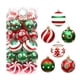 thumbnail image 2 of Bolas De Navidad Colgantes Bolas De Decoración Colgante Para Exteriores 30 Piezas Multicolor, 2 of 5