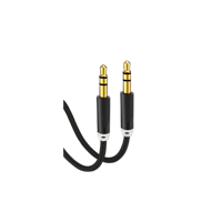 Motomo - Cable Auxiliar De Audio , 3.5Mm, 2 Metros, Color Negro