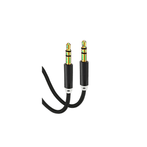 Motomo - Cable Auxiliar De Audio , 3.5Mm, 2 Metros, Color Negro