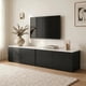 thumbnail image 1 of Rack de TV Modular 80x40x30 cm Negro 2 Puertas Push to Open Melamina, 1 of 4