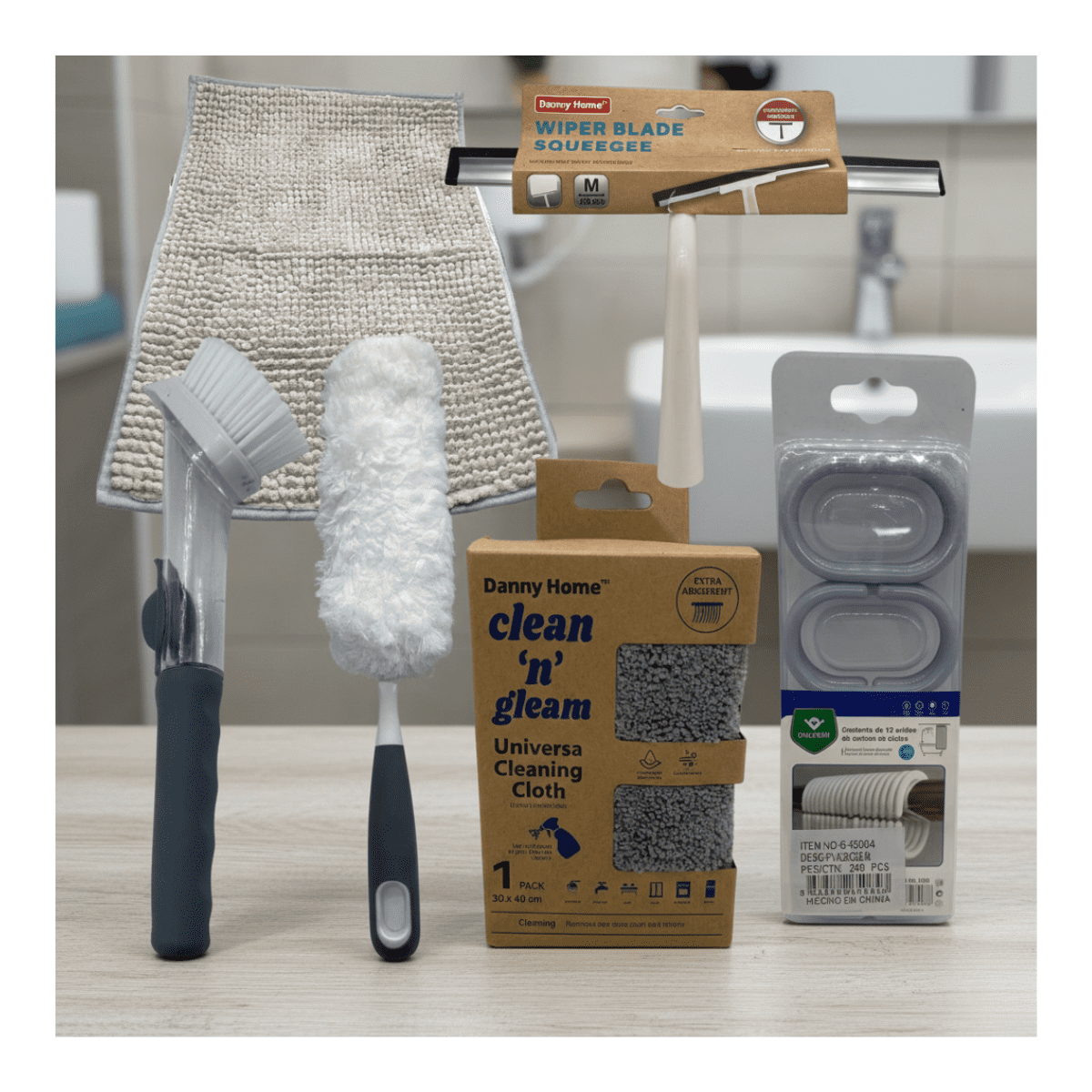 Genérico - Set De Limpieza 6 Piezas Auto Y Hogar