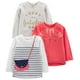thumbnail image 1 of Camiseta Girls Paquete De 3 Manga Larga 2t, 1 of 2