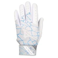 Guantes De Bateo Mizuno Mvp Youth Boy'S Blanco-Azul Xxs