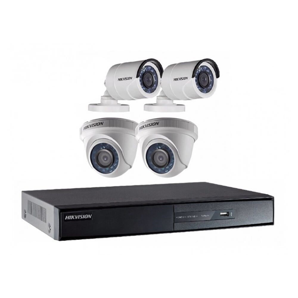 Kit Dvr 4 Canales +4 Camaras Full Hd 1080p + D. Duro 1tb | Lider