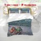 thumbnail image 1 of 3pcs Cartoon Adventure Puppy Anime Print Bedding Set Soft Duvet Cover and 2 Pillowcases, 1 of 5