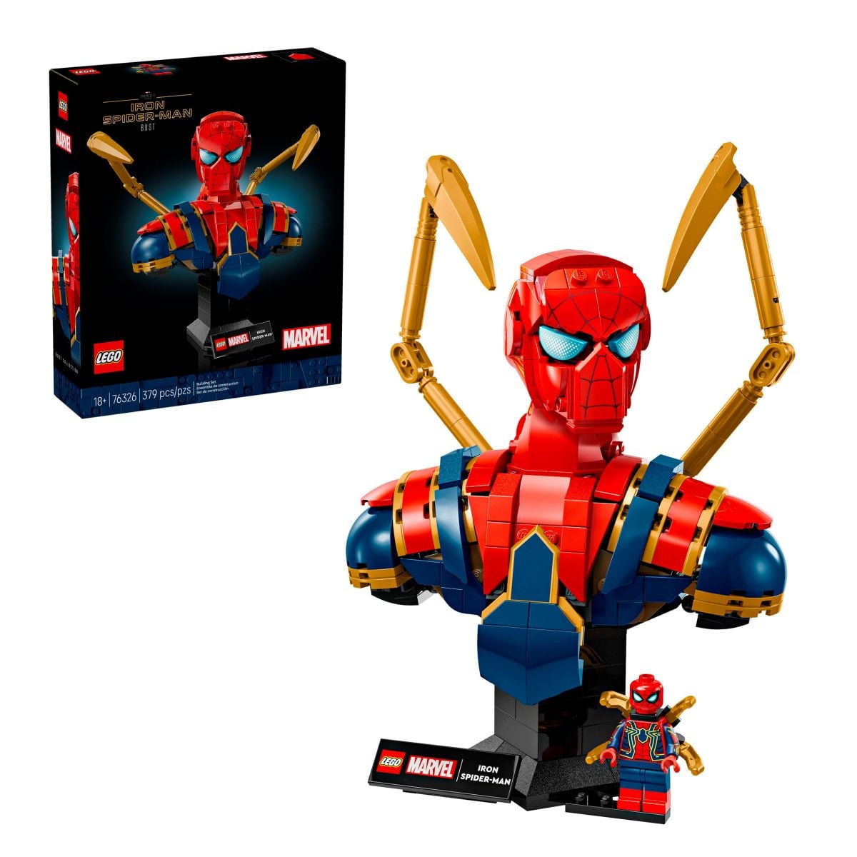 Busto De Iron Spider-man Lego Super Heroes
