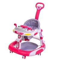 Mundo Online - Andador Caminadora Autito Musical Bebe Anticaida Stylish Fucsia