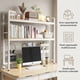 thumbnail image 2 of Organizador De Escritorio Multifuncional Con Repisa Metal Blanco Madera Arce, 2 of 8