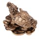 thumbnail image 5 of Resina Dragón Tortuga Tortuga Estatua Estatuilla Riqueza Adornos De Escritorio Bronce, 5 of 5