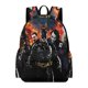thumbnail image 1 of El Caballero Oscuro-theme Backpack, Campus style schoolbag Bookbag with Adjustable Shoulder Straps And Large Zip Compartment, Unisex Travel Bags.42x30x15cm, 1 of 6