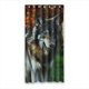 thumbnail image 1 of Cortina de ducha con diseño de lobo y lobo blanco en la nieve, con ganchos, 48 x 72 pulgadas, 1 of 3