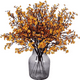 thumbnail image 1 of 6 piezas de flores artificiales de otoño, flores de aliento de bebé falsas, ramo de gypsophila artificial a granel, arreglos florales de seda, centros de mesa para el hogar, cocina, dormitorio, festiv, 1 of 6
