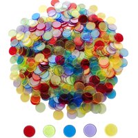 500 Fichas Para Contar Bingo Yuanhe, 2 Cm De Diámetro, Varios Colores