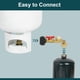 thumbnail image 3 of Adaptador de recarga de propano GASPRO actualizado con válvula y manómetro, 3 of 9