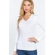 thumbnail image 1 of Top Térmico Largo con Cuello en V y Tapeta, 1 of 5