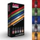 thumbnail image 1 of Set de inicio de pinturas acrílicas metálicas Turbo Dork 5 × 22 ml, 1 of 7