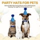 thumbnail image 4 of Sombrero de Cumpleaños para Perros Uxcell y Corbata de Moño, Sombreros Pequeños para Perros Gatos Sombrero de Fiesta de Cumpleaños con Pompones Decoración Ajustable (Rosa, 1 Pza), 4 of 7