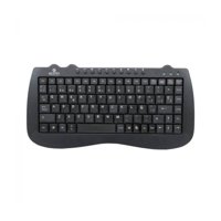 Ultra - Mini Teclado Alambrico Usb Slim Teclas Silenciosas Negro
