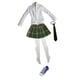 thumbnail image 3 of 1/6 Estudiante Uniforme Camisa Falda Zapatos De Lona Para Mujer De 12 "verde + Morado, 3 of 3