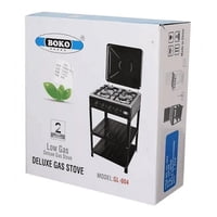 Leonimport - Cocina Encimera A Gas 4 Quemadores Con Repisas