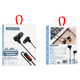 thumbnail image 1 of Audifonos manos libres Pack de 12 In-Ear CJ11 35mm Negro, 1 of 2