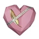 thumbnail image 1 of Caja De Regalo Del Día De San Valentín Caja De Almacenamiento De Joyas Para Cumpleaños Graduación Boda Rosa, 1 of 3