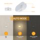 thumbnail image 3 of Sensor de movimiento adhesivo recargable Night Light Lyridz, paquete de 2, 3 of 9