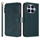 thumbnail image 2 of Funda Cartera Mariposa para [Xiaomi 17T] con Soporte y Cremallera Verde oscuro, 2 of 6