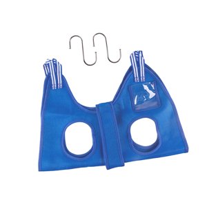 Ioensy - Bolsa De Sujeción Para Perros Soporte Para Cachorros Arnés De Hamaca Para El Cuidado Del Perro Cuidado De La Garra De Belleza M Azul