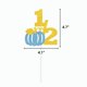 thumbnail image 3 of Artículos de fiesta DOMOO OF DREAMS Pumpkin 1/2 Birthday Blue, 3 of 5