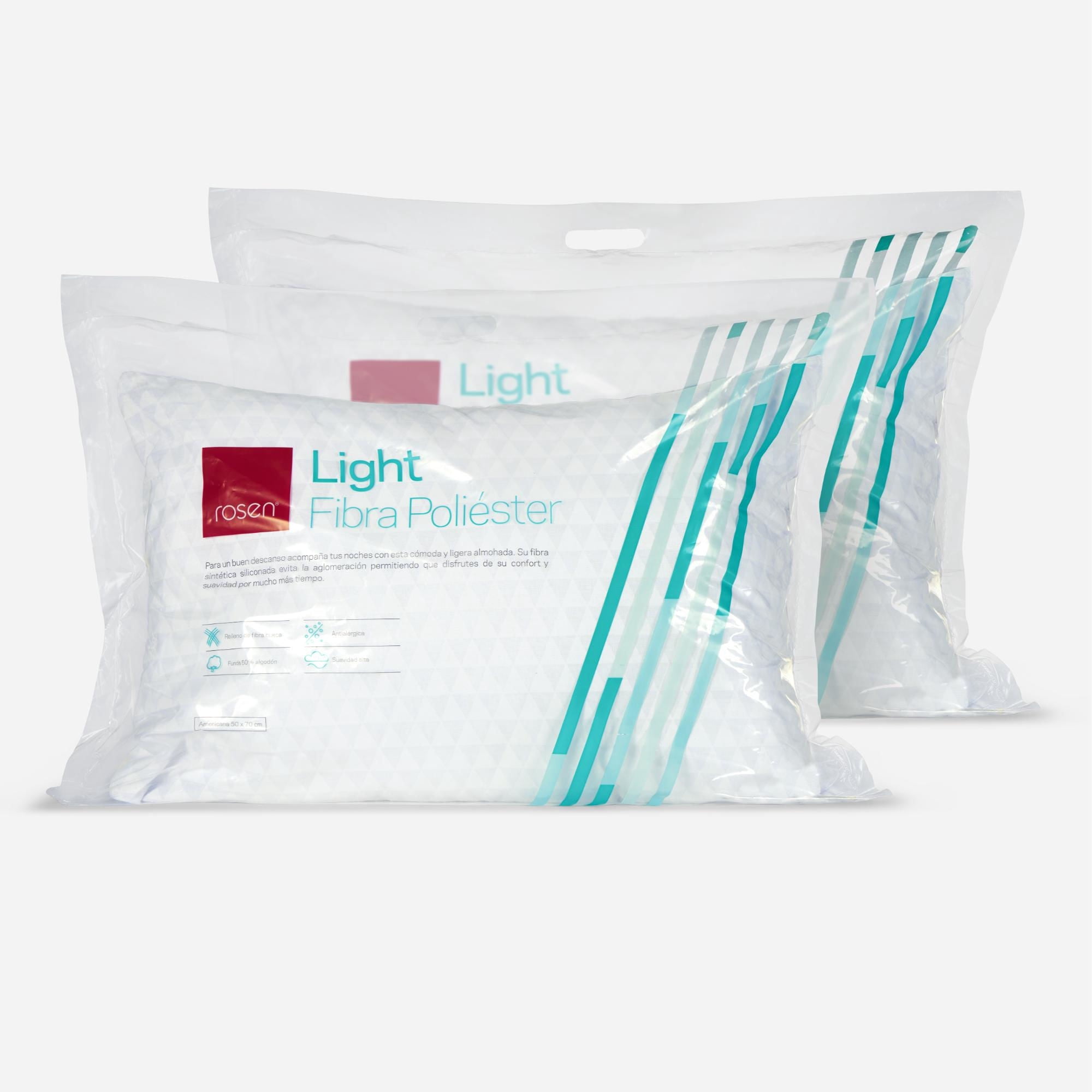 Set Almohada Light 50% Algodón 50x70 cm