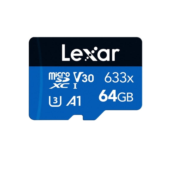 MicroSDXC Lexar 633X 64GB V30 UHS-I A1 U3