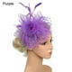 thumbnail image 5 of Elegant Tea Party Fascinator Hat for Women - Feather Mesh Net Veil with Feather Trim - Perfect for Weddings, Halloween Parties, and Special Occasions, 5 of 5