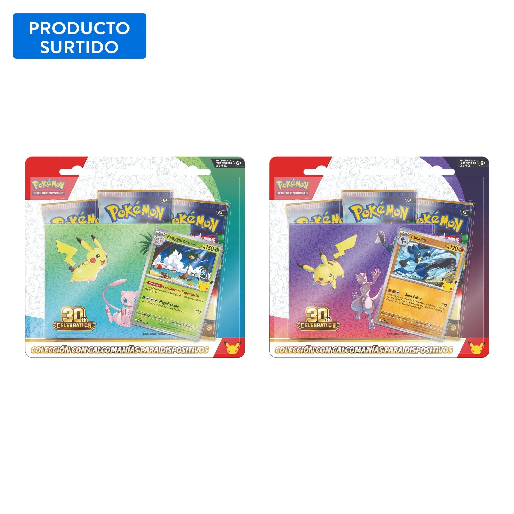 Caja 30 Aniversario Tech Sticker Español 1u, Surtido