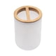 thumbnail image 5 of Accesorios de baño Dispensador de bomba de loción para baño de hotel Artículos de tocador para encimera Jabonera de fácil limpieza Organizador de enci Porta cepillo de dientes, 5 of 5