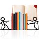 thumbnail image 1 of Porta libros SCmedrichyr 2 piezas diseño metálico de tira y afloja, 1 of 9
