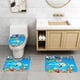 thumbnail image 2 of Juego de Alfombras de Baño Rob El Robot Terciopelo Coral 3 Piezas, 2 of 6