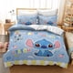 thumbnail image 1 of Stitch Bedding Set Children Duvet Cover Sets Pillowcases Cartoon Bedding Sets Bedspread Coverlet Sets Boy Girl Gift, 1 of 5